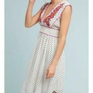 Anthro - Lilka M- aggie Embroidered Dress - XS